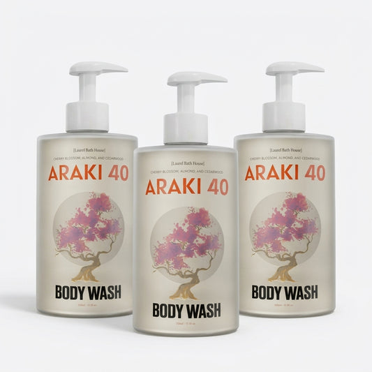 Laurel Bath House Araki 40 Body Wash 3-Pack — product on white background