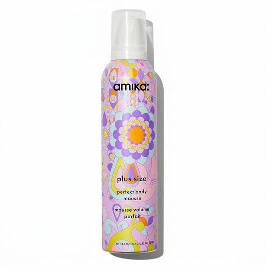 Amika Plus Size Perfect Body Mousse 8.5 Oz — product on white background