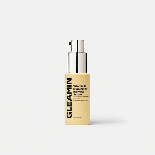 Gleamin Illuminating Intimate Serum — product on white background