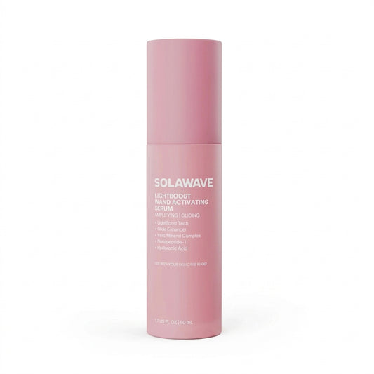 Solawave LightBoost Wand Activating Serum — product on white background