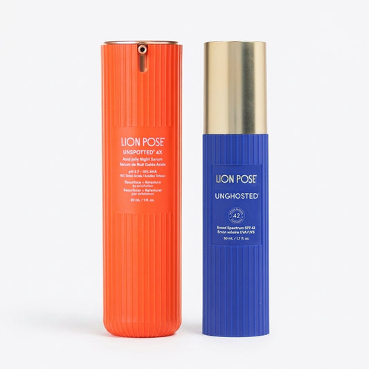 Lion Pose Tinted SPF + Dark Spot Serum Bundle — product on white background