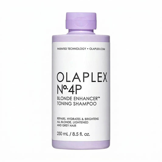 Olaplex No.4P Blonde Enhancer Toning Shampoo — product on white background