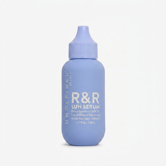 R&R Sun Serum Tinted Mineral SPF 40 — product on white background