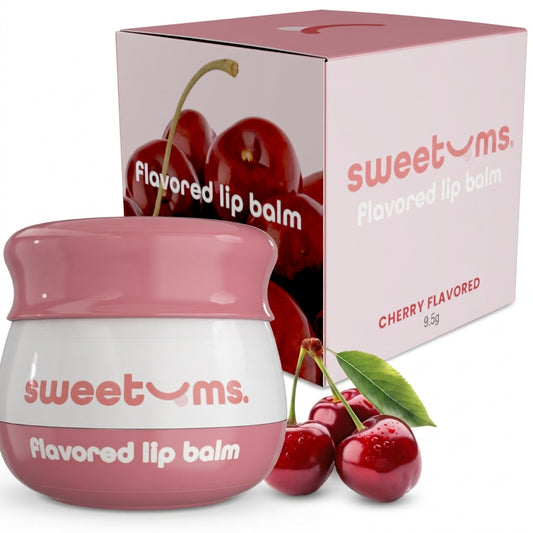 Sweetums Cherry Flavored Lip Balm — product on white background
