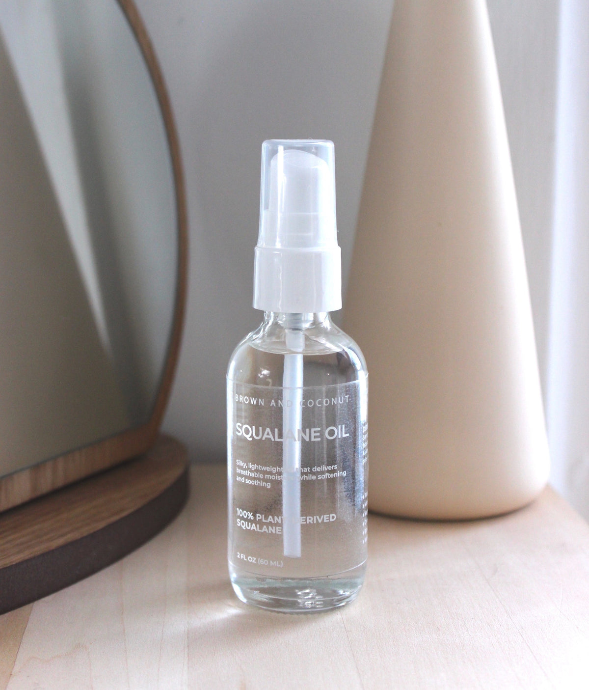 Brown and Coconut Squalane Face Oil