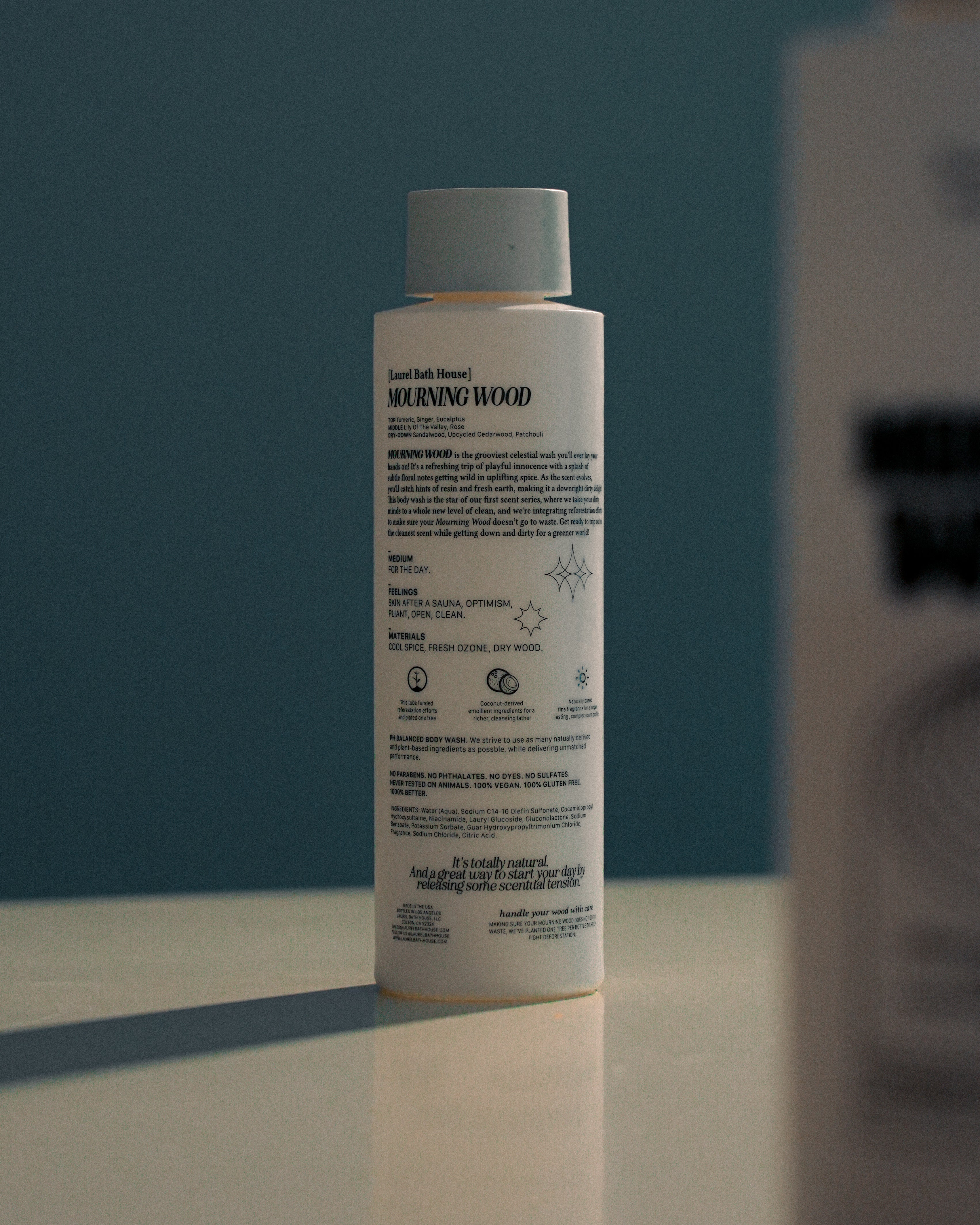 Laurel Bath House Mourning Wood Body Wash