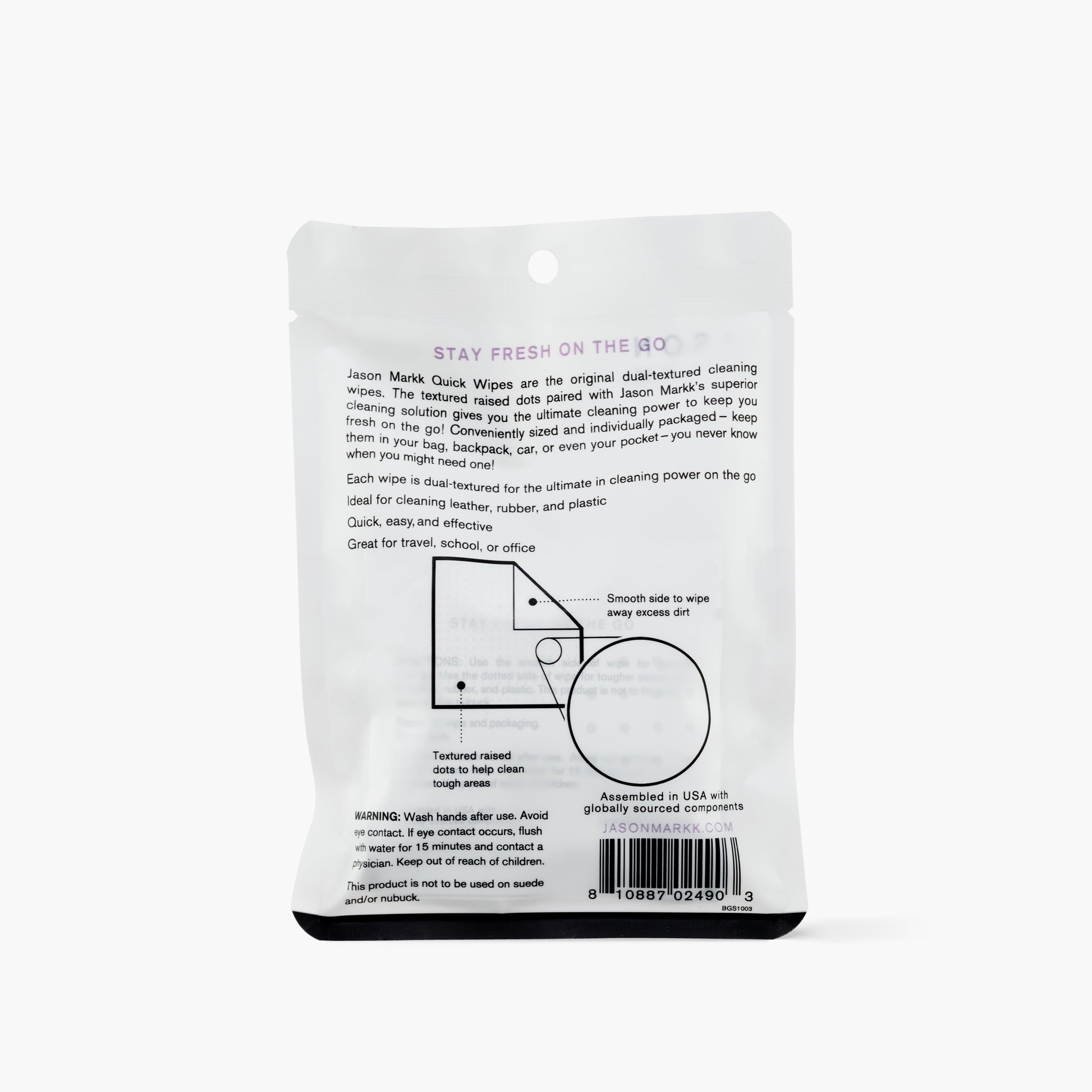 Jason Markk Quick Shoe Cleaning Wipes — product image 5