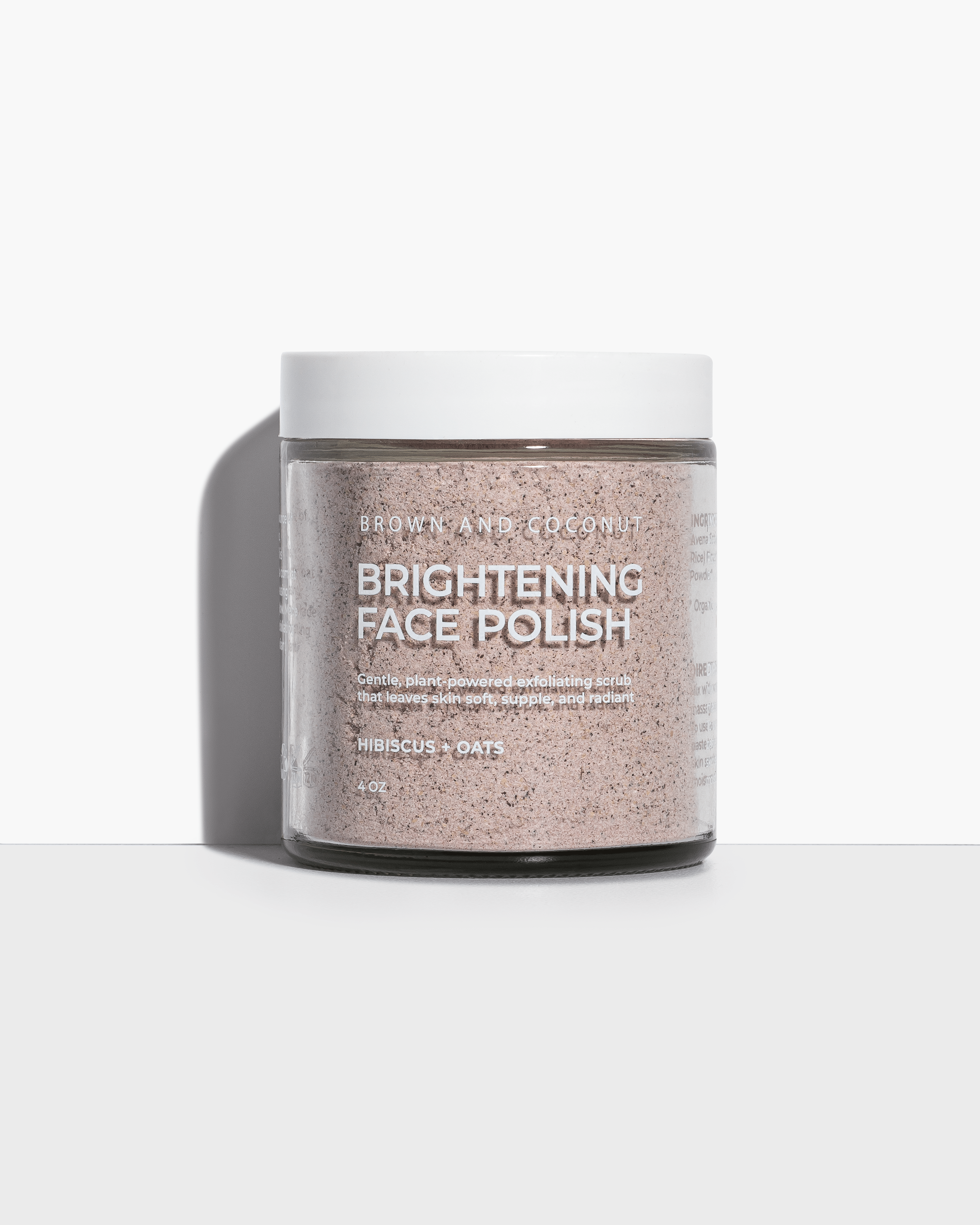 Brown and Coconut Brightening Face Polish