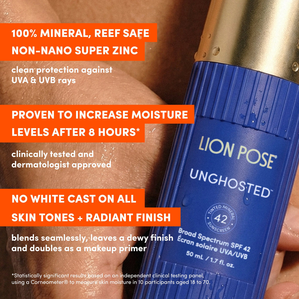 Lion Pose Sheer Tinted Mineral Sunscreen SPF 42
