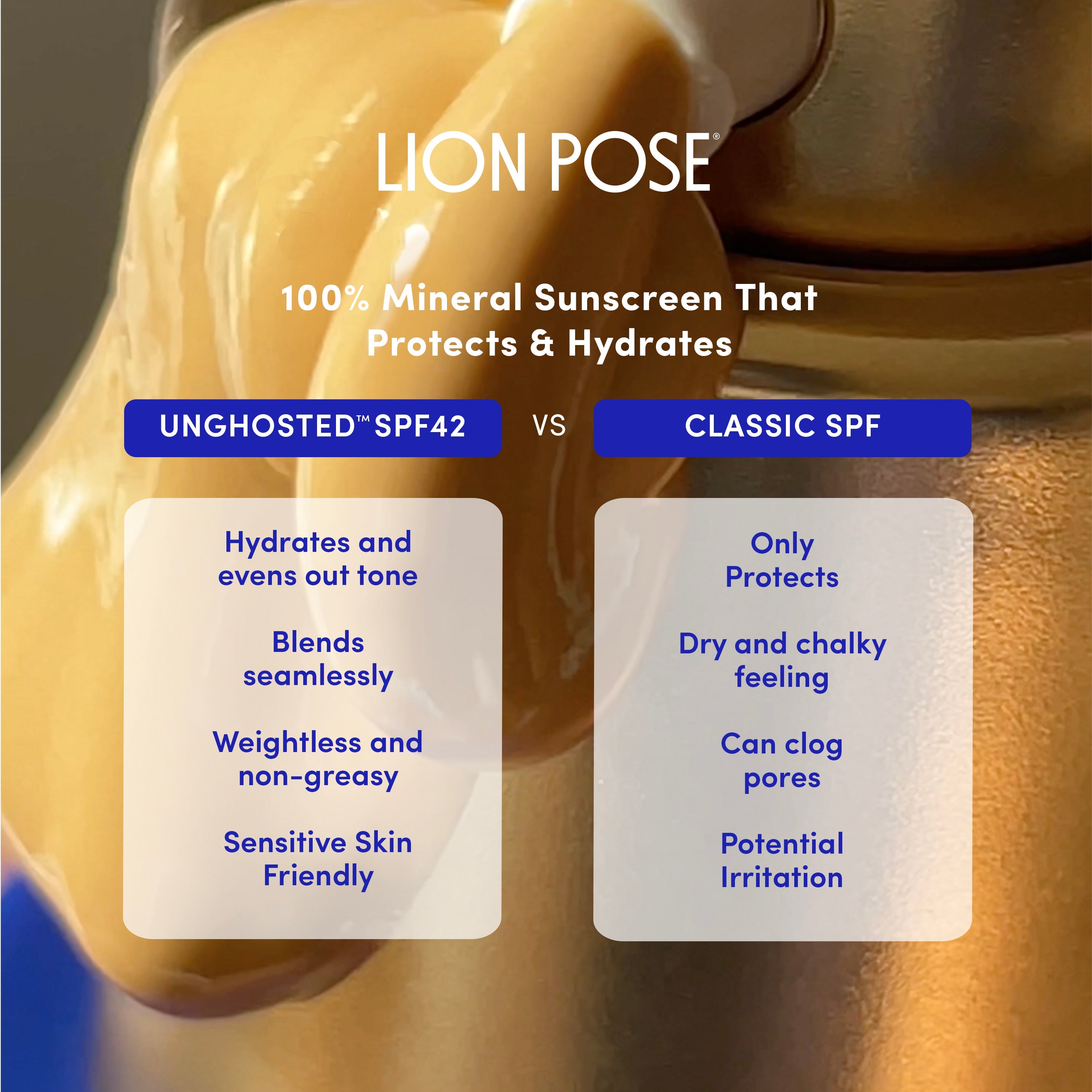 Lion Pose Sheer Tinted Mineral Sunscreen SPF 42