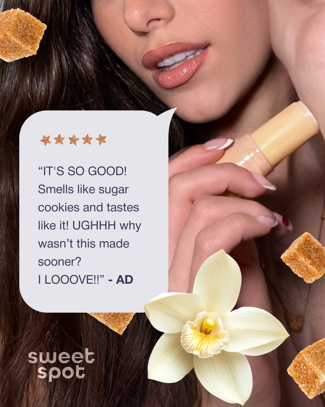 Sweetums Golden Vanilla Solid Fragrance Stick
