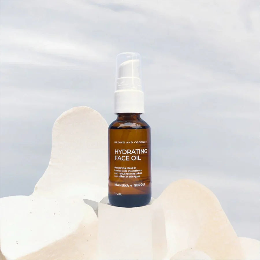 Brown and Coconut Hydrating Face Oil