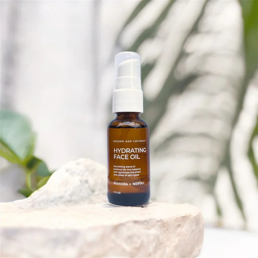 Brown and Coconut Hydrating Face Oil