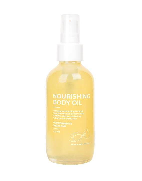 Brown and Coconut Nourishing Body Oil