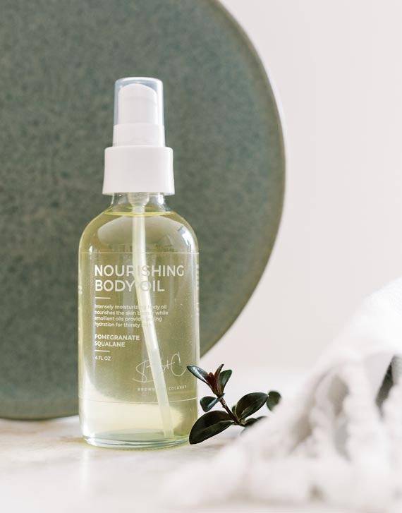 Brown and Coconut Nourishing Body Oil