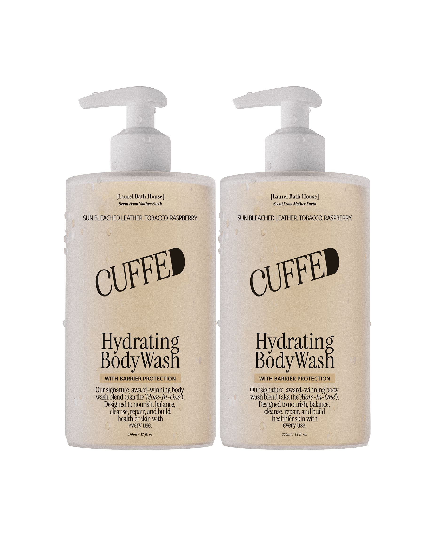 Laurel Bath House Cuffed Lite Body Wash 2-Pack — product on white background
