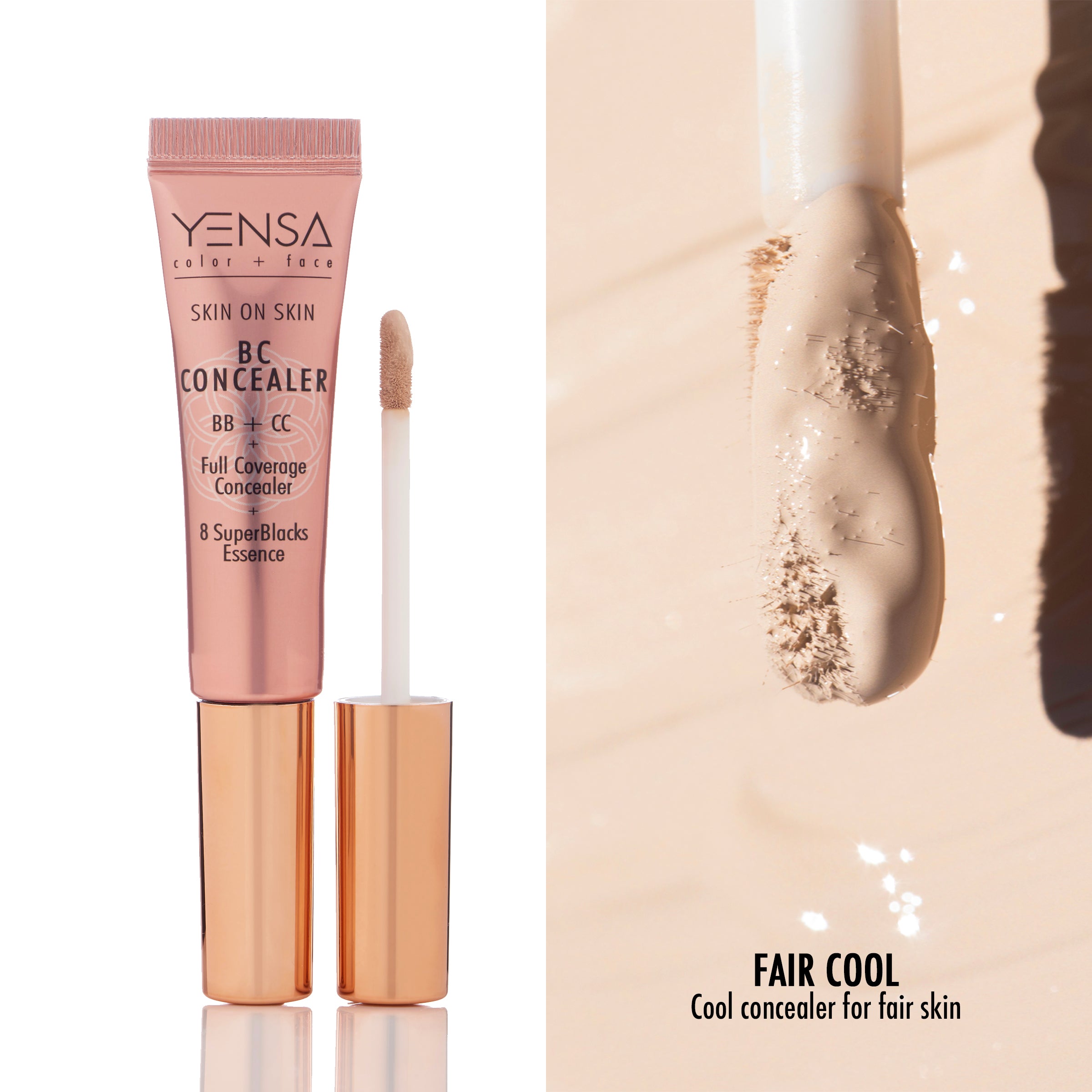 YENSA Skin on Skin BB+CC Serum Concealer