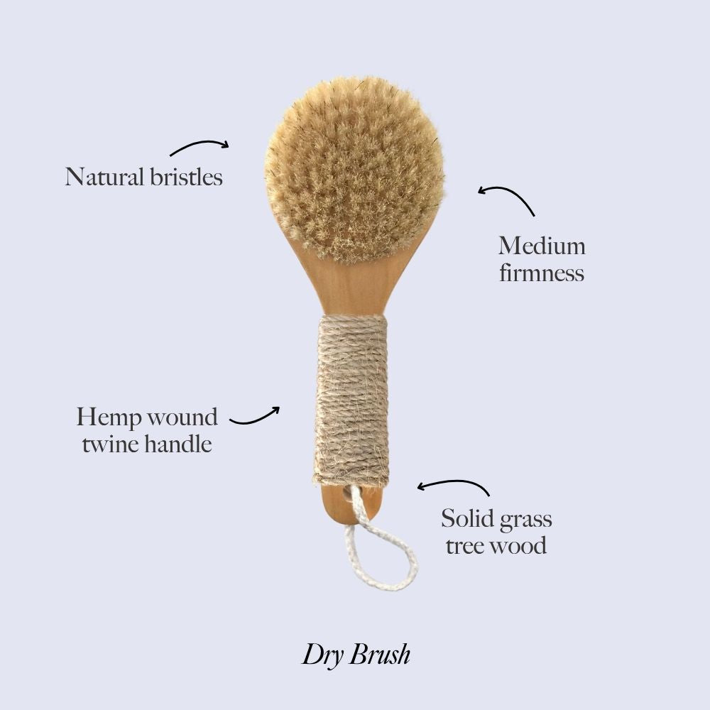 Esker Natural Bristle Dry Brush