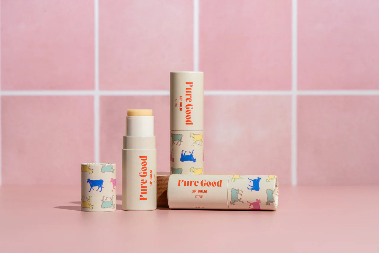 Fresh Citrus Lip Balm - Set of 4 — product image on white background