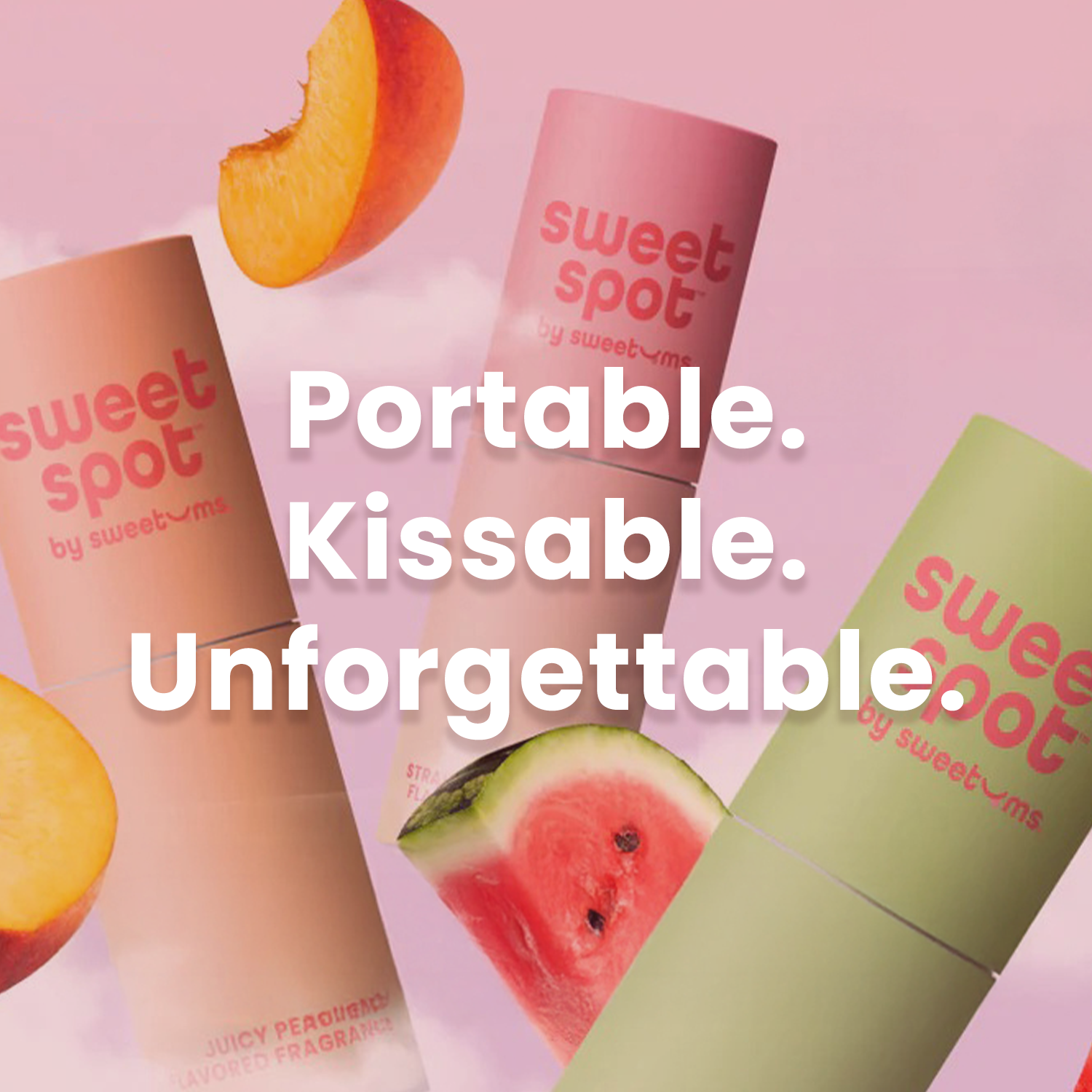 Sweetums Juicy Peach Solid Fragrance Stick
