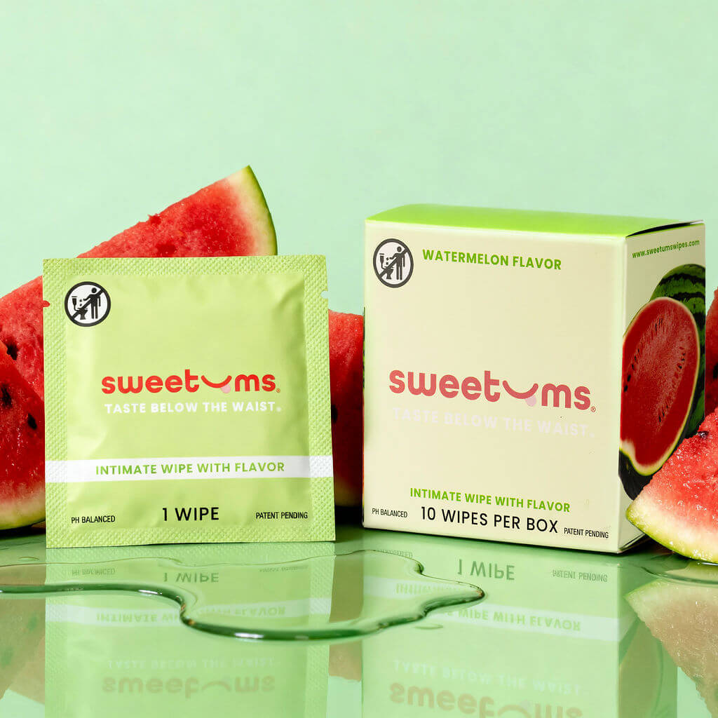 Sweetums Watermelon Flavored Intimate Wipes