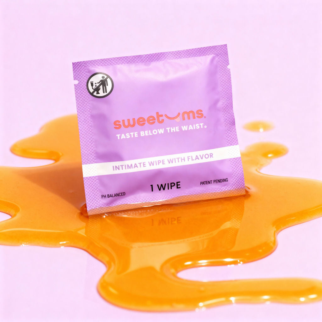 Sweetums Honey Lavender Flavored Intimate Wipes