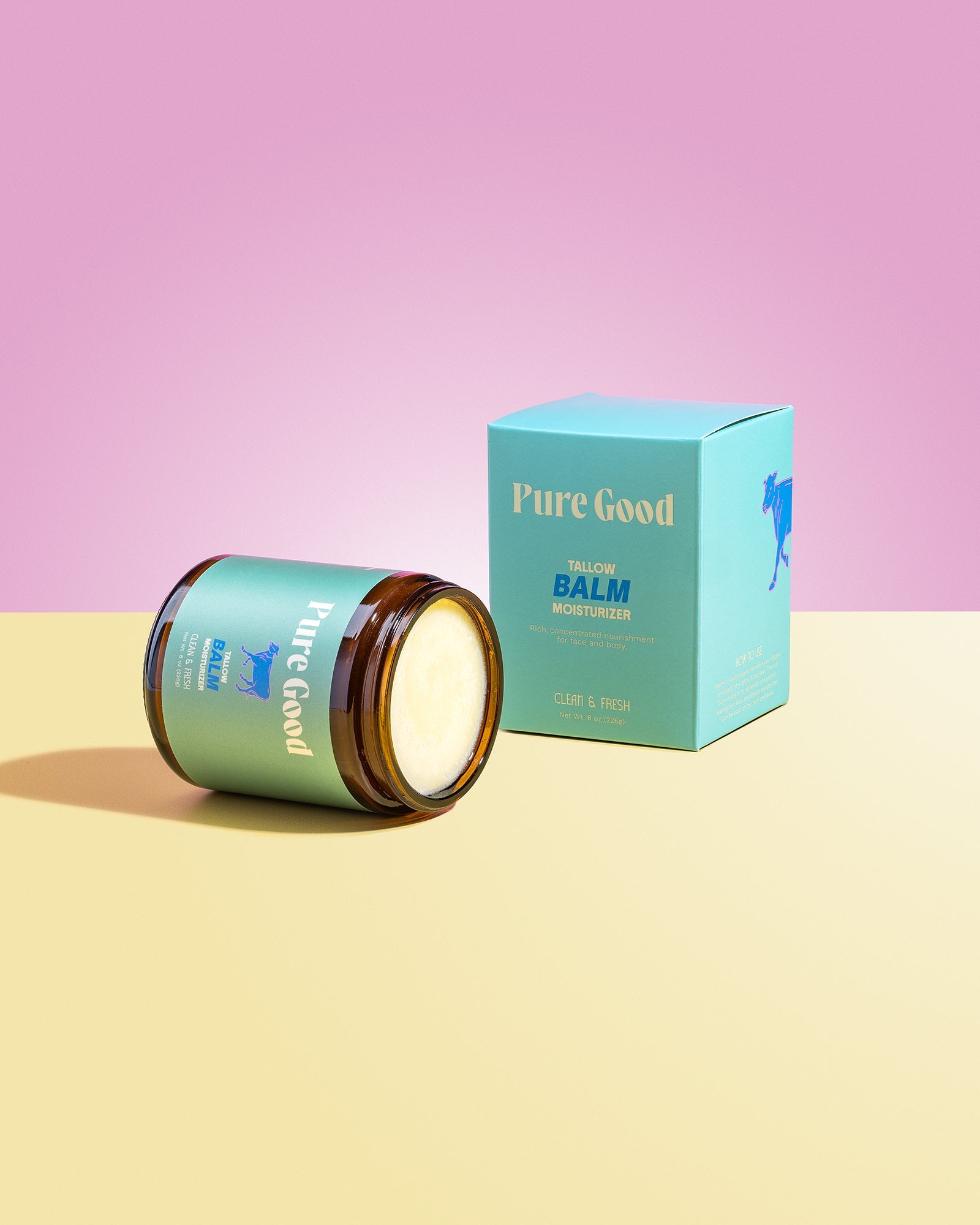 Clean & Fresh Tallow Balm - Cleansing & Acne Prone Skin — product image on white background