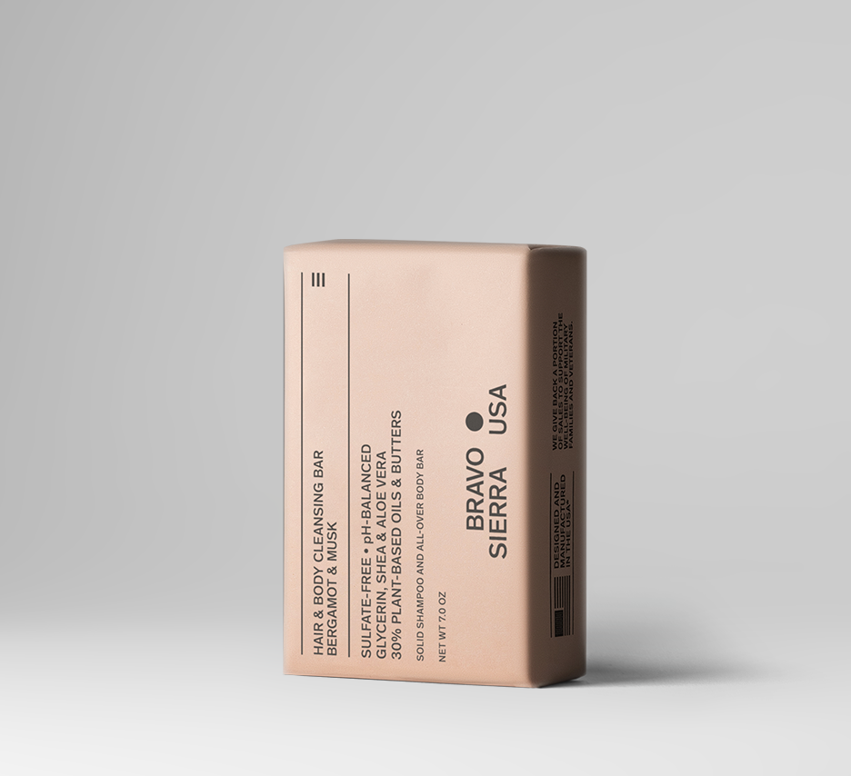 Bravo Sierra Hair & Body Cleansing Bar