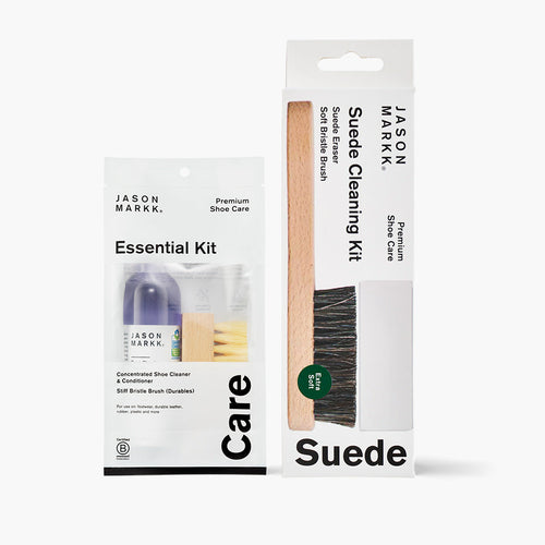 Jason Markk Clean & Revive Bundle — product lineup gray background