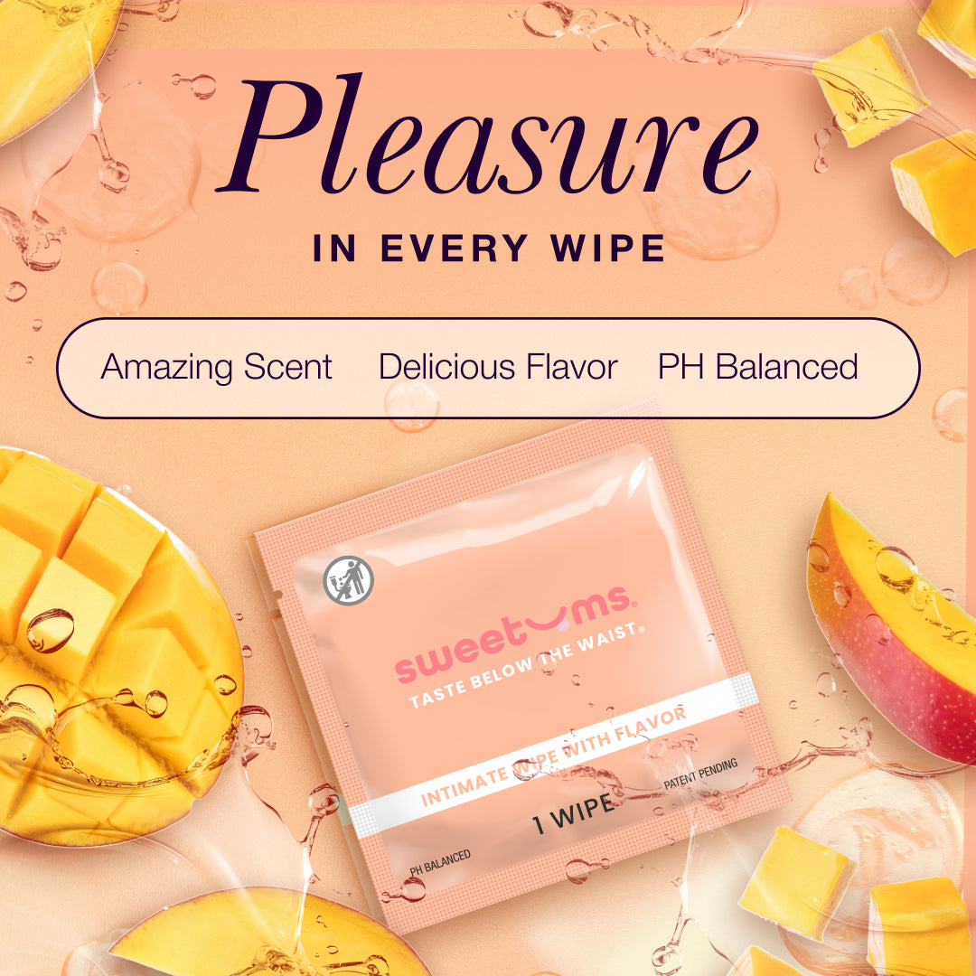 Sweetums Mango Flavored Intimate Wipes
