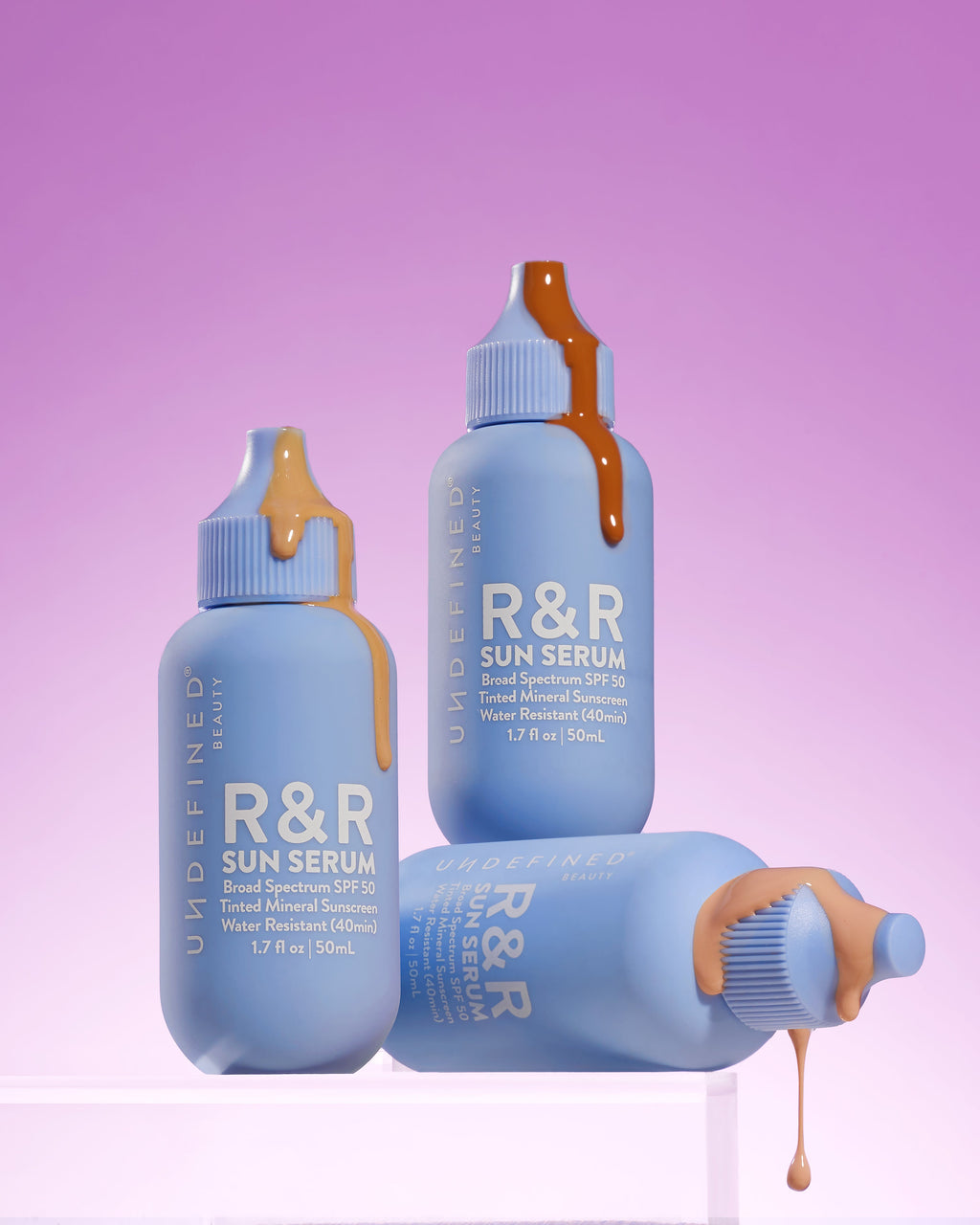 R&R Sun Serum Tinted Mineral SPF 40