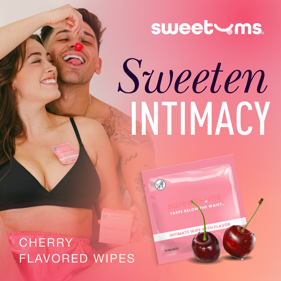 Sweetums Cherry Flavored Intimate Wipes