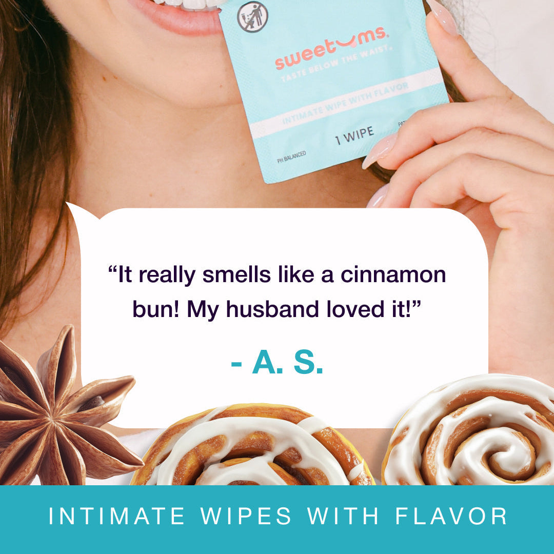 Cinnamon Bun Flavored Intimate Wipes