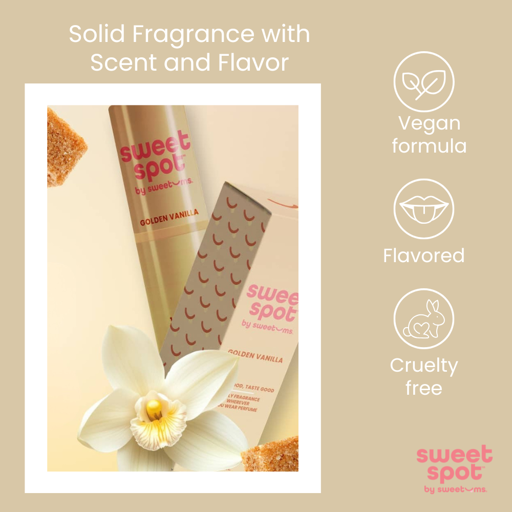 Sweetums Golden Vanilla Solid Fragrance Stick