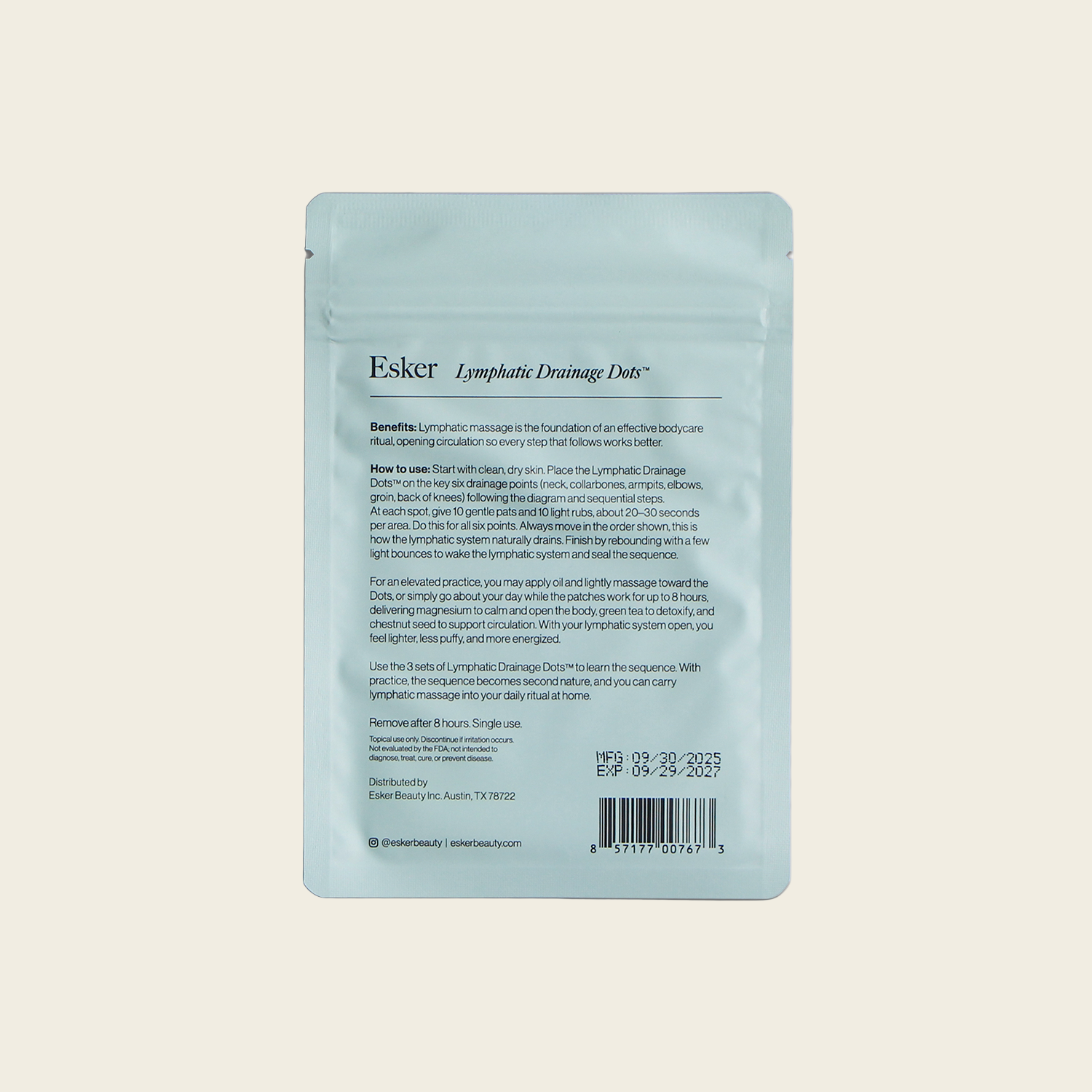 Esker Lymphatic Drainage Dots