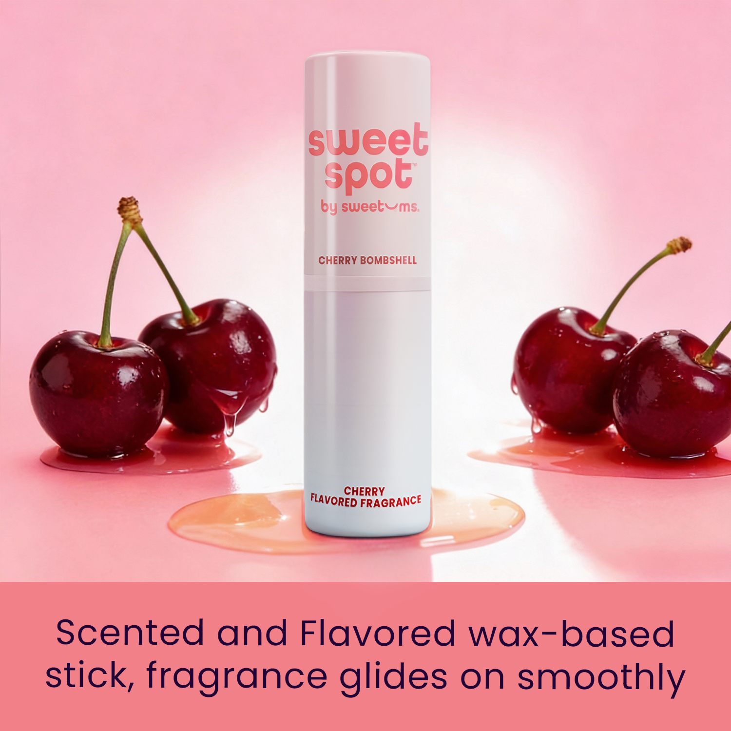 Sweetums Cherry Bombshell Solid Fragrance Stick