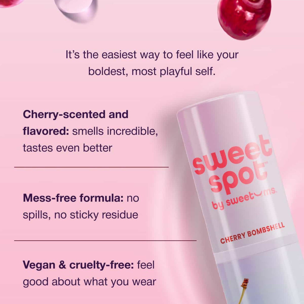 Sweetums Cherry Bombshell Solid Fragrance Stick