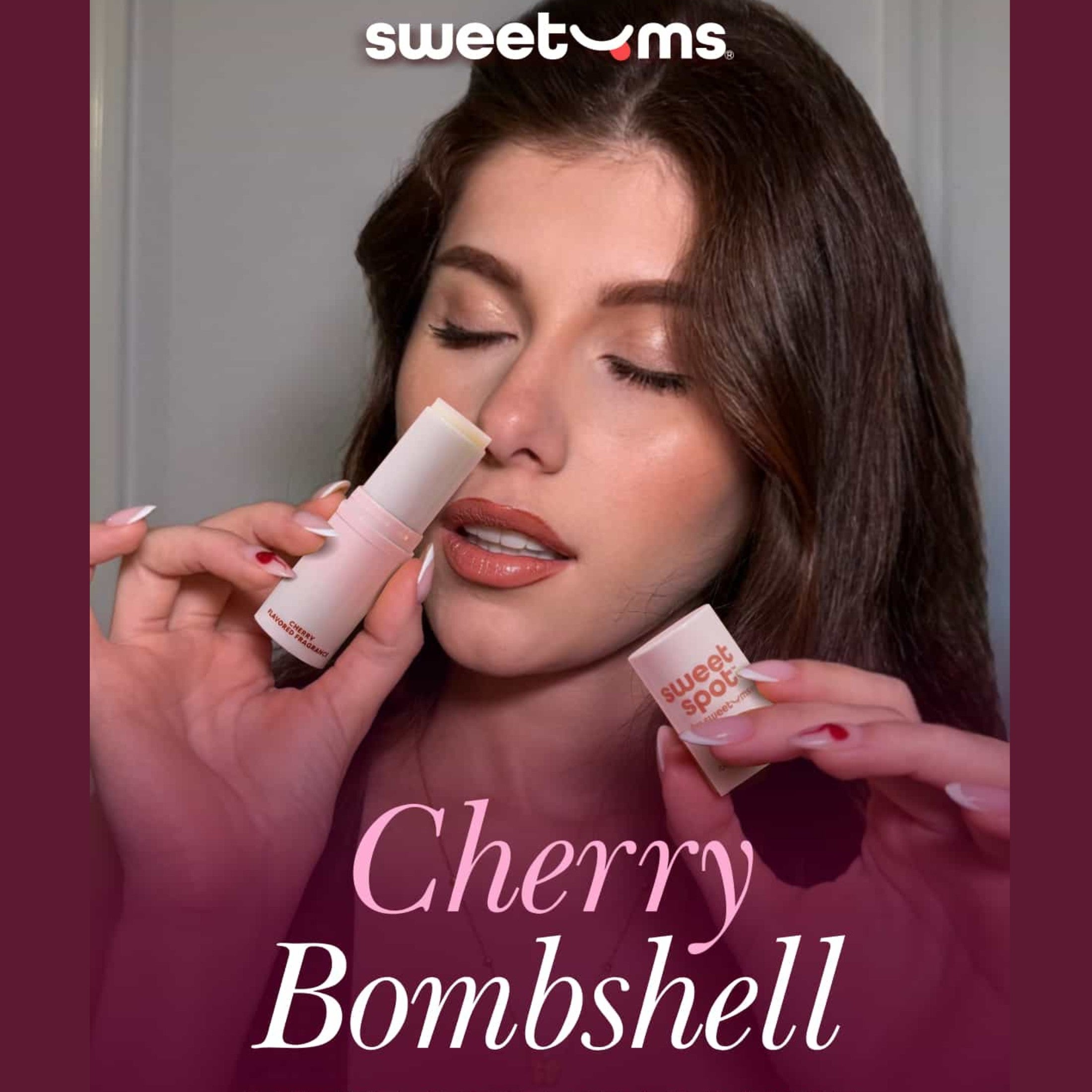 Sweetums Cherry Bombshell Solid Fragrance Stick