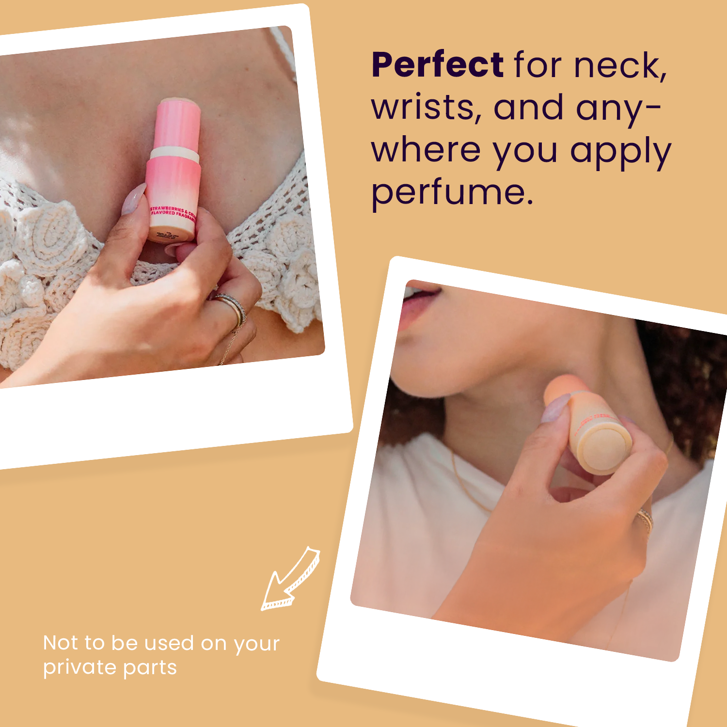 Sweetums Golden Vanilla Solid Fragrance Stick
