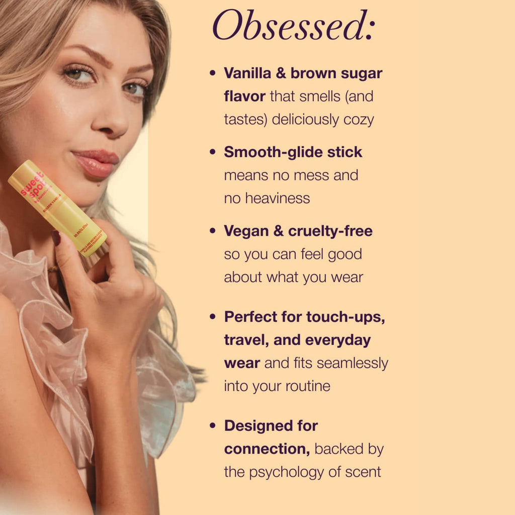 Sweetums Golden Vanilla Solid Fragrance Stick