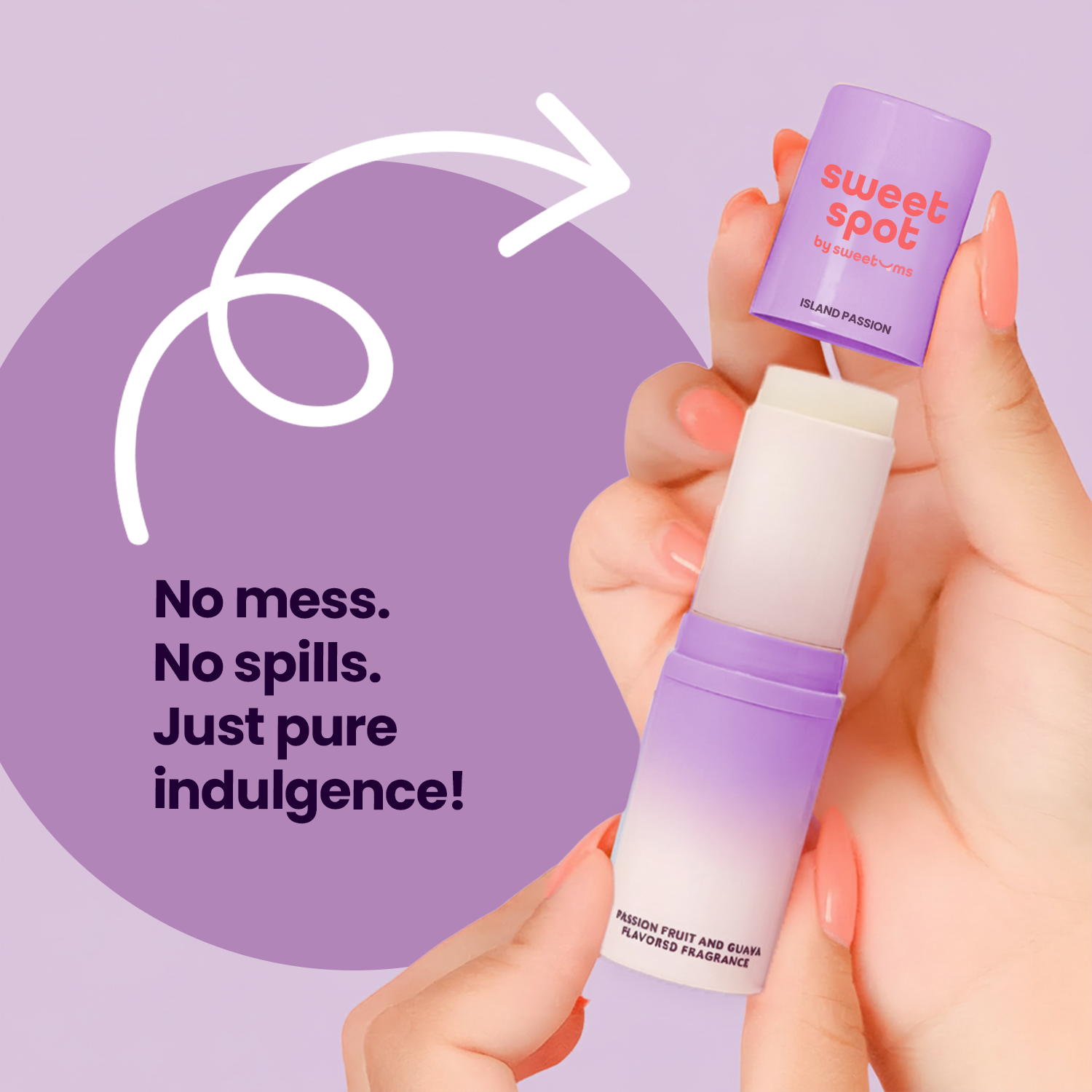 Sweetums Passion Fruit & Guava Solid Fragrance Stick