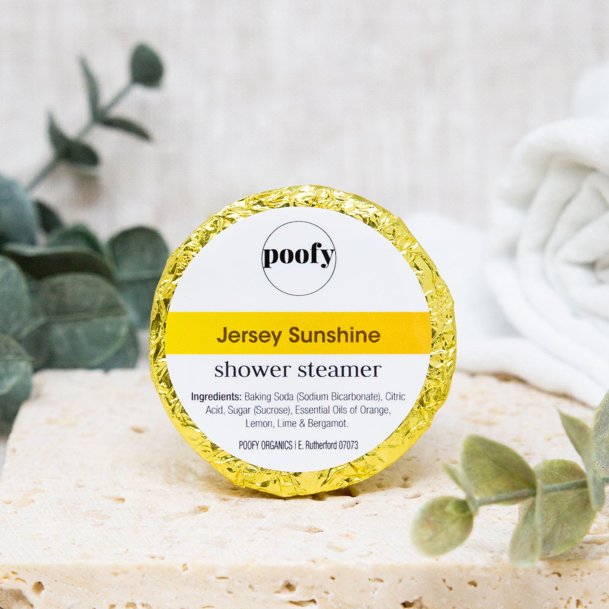 Jersey Sunshine Shower Steamer — product on white background
