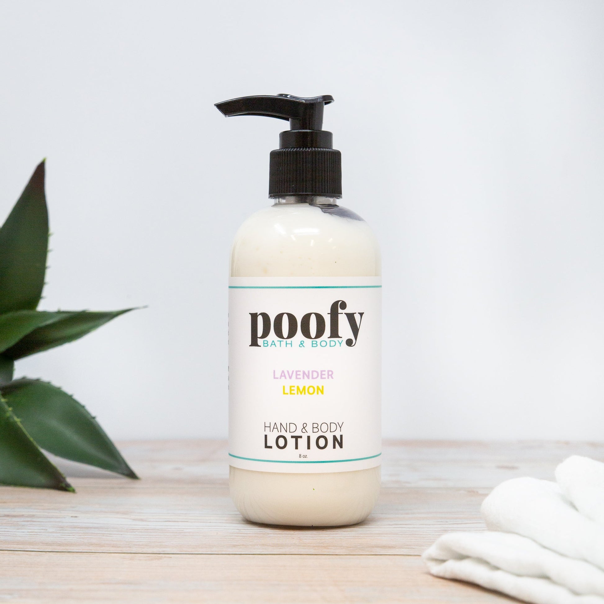 Lavender Lemon Hand & Body Lotion — product on white background