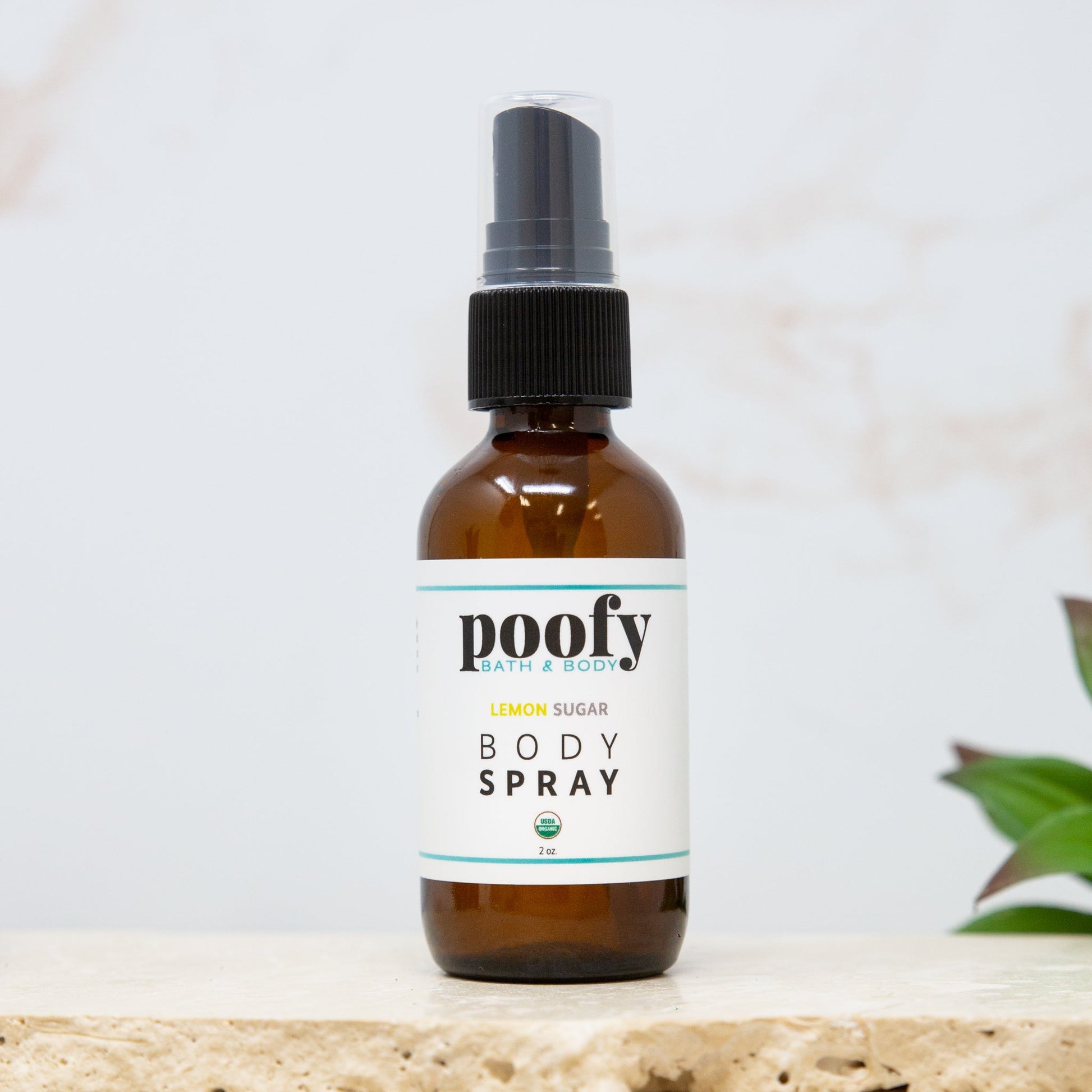 Lemon Sugar Body Spray Organic — product on white background