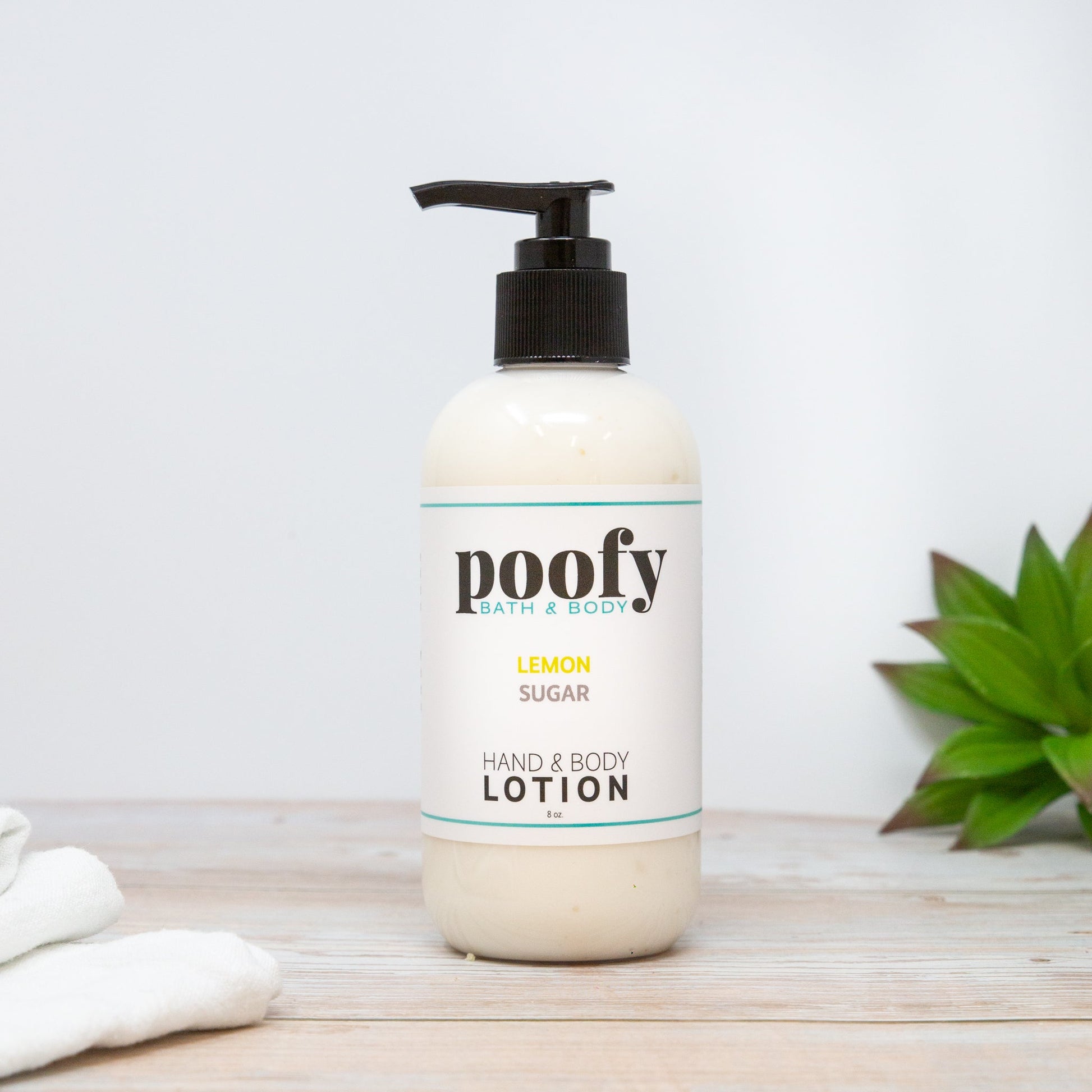 Lemon Sugar Hand & Body Lotion — product on white background