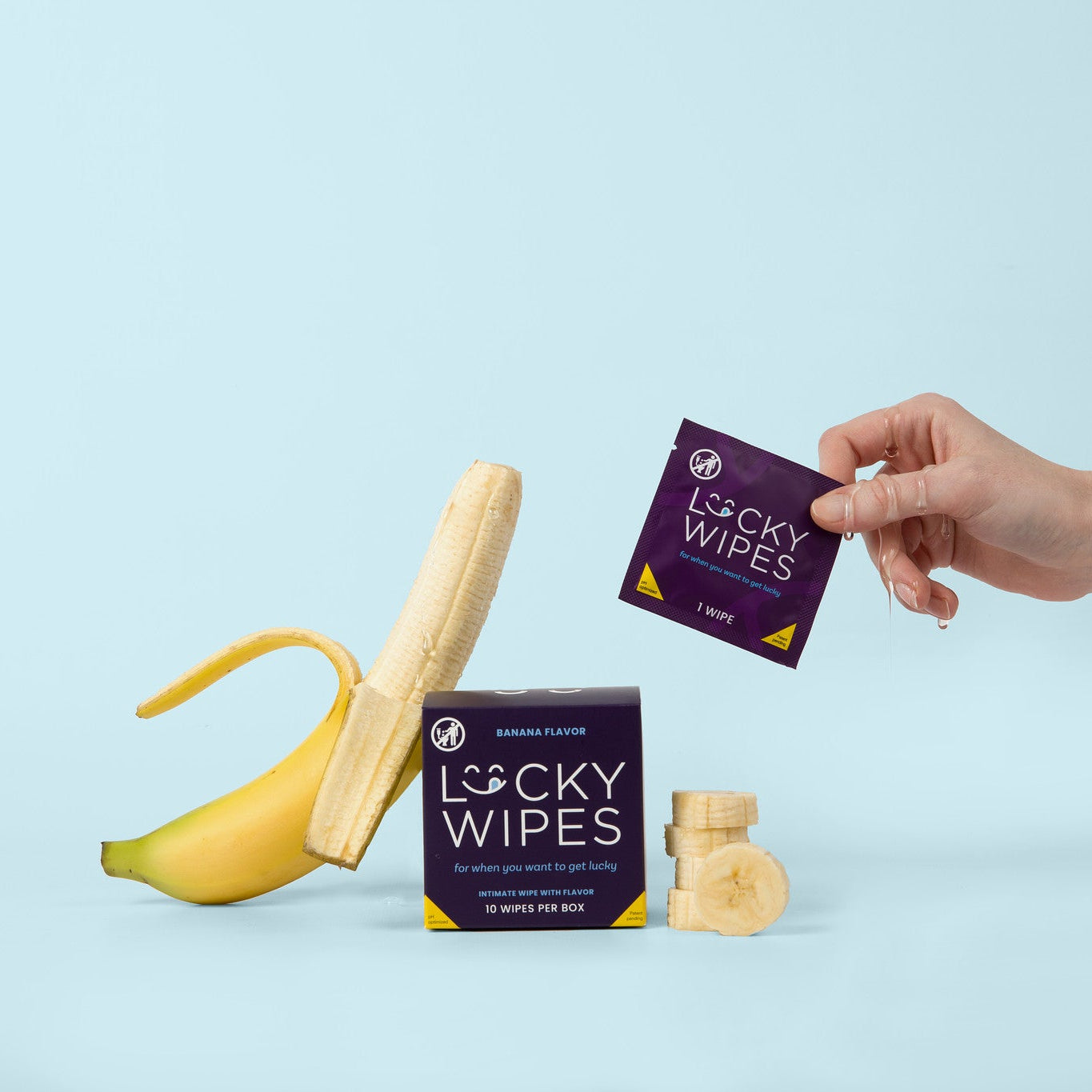 Sweetums Banana Flavored Men's Wipes