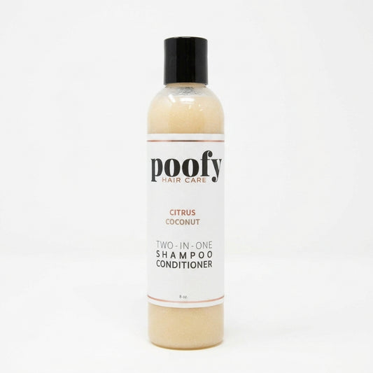 2-in-1 Citrus Coconut Shampoo + Conditioner — product on white background