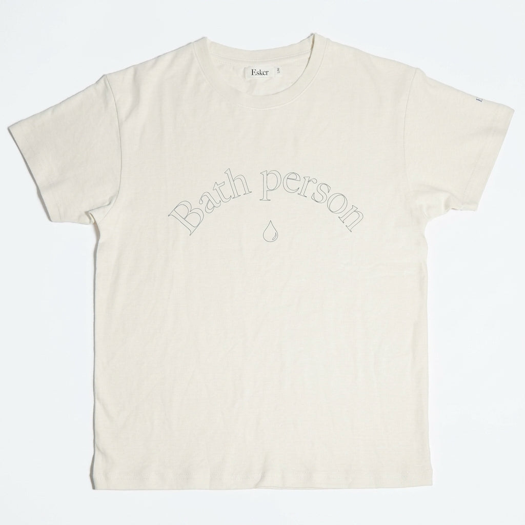 Esker Bath Person Tee — product on white background