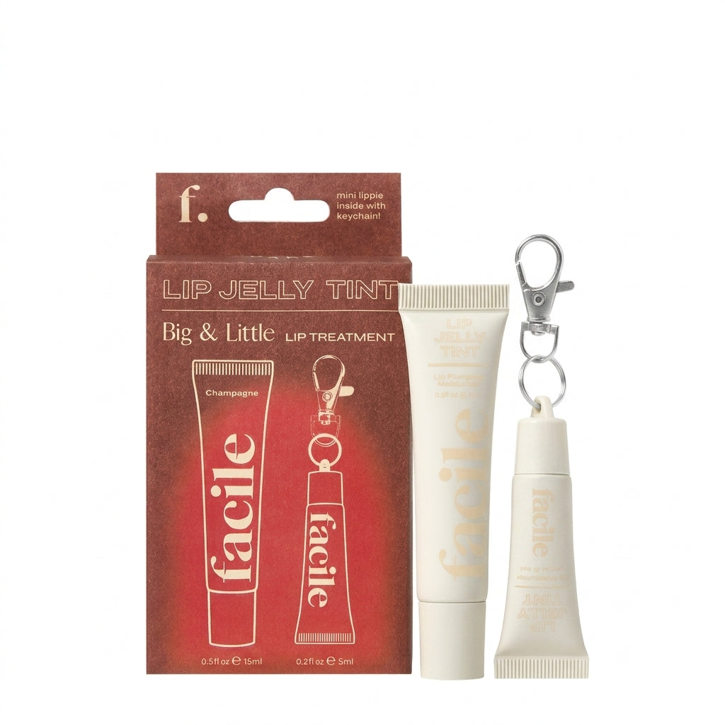 Facile Champagne Lip Jelly Tint Set — product on white background