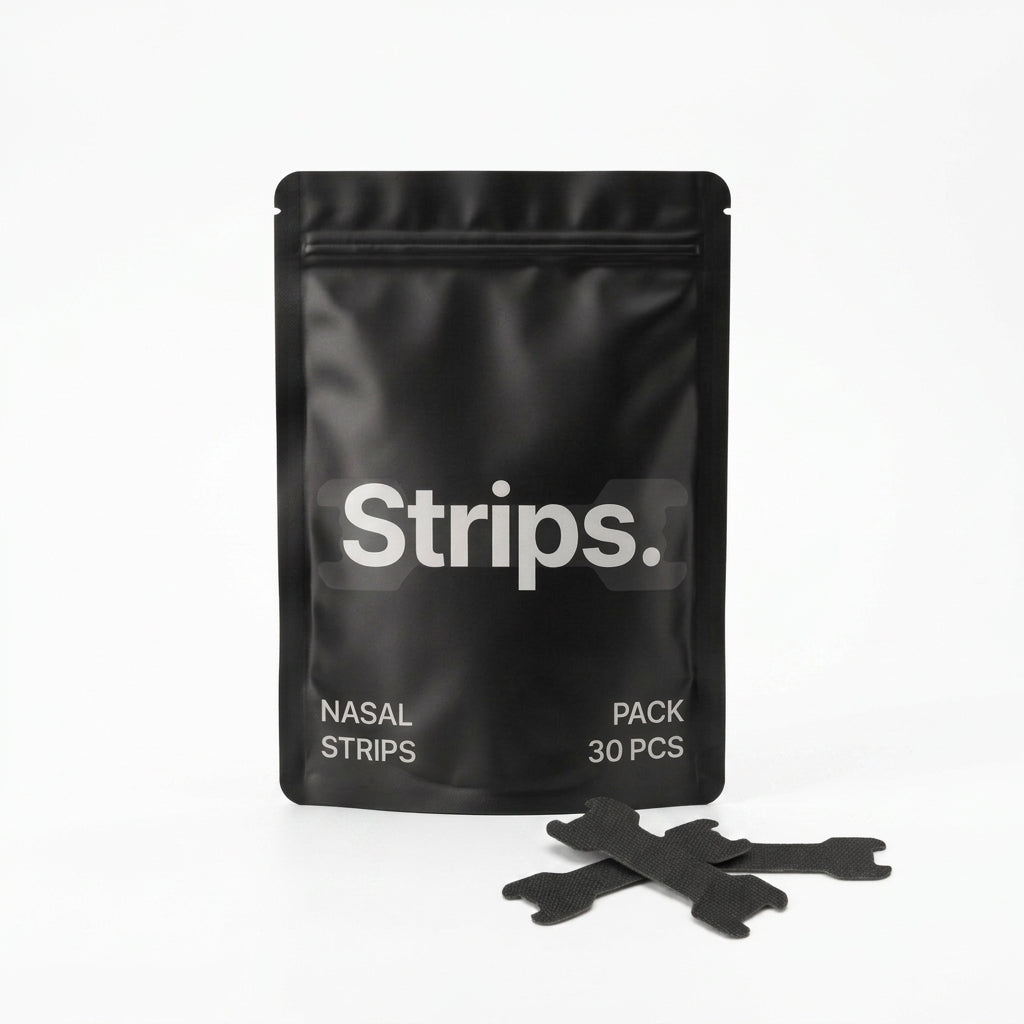 Black Nasal Strips — product on white background